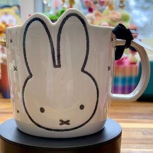 Miffy By Magenta Mug - MIFFY Mug - Miffy White & Grey